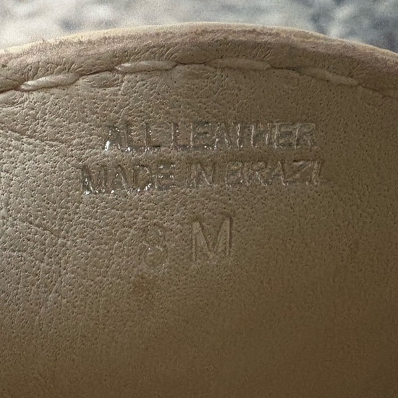 Tory Burch Leather Whipstitch Trim Loafers, Women’s 8M, Bone - Picture 11 of 15